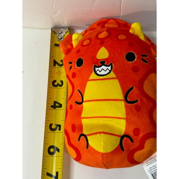 Cats vs Pickles TRI-CAT-ATOPS #399 Chonks Orange Dinosaur 6" - Picture 4 of 5